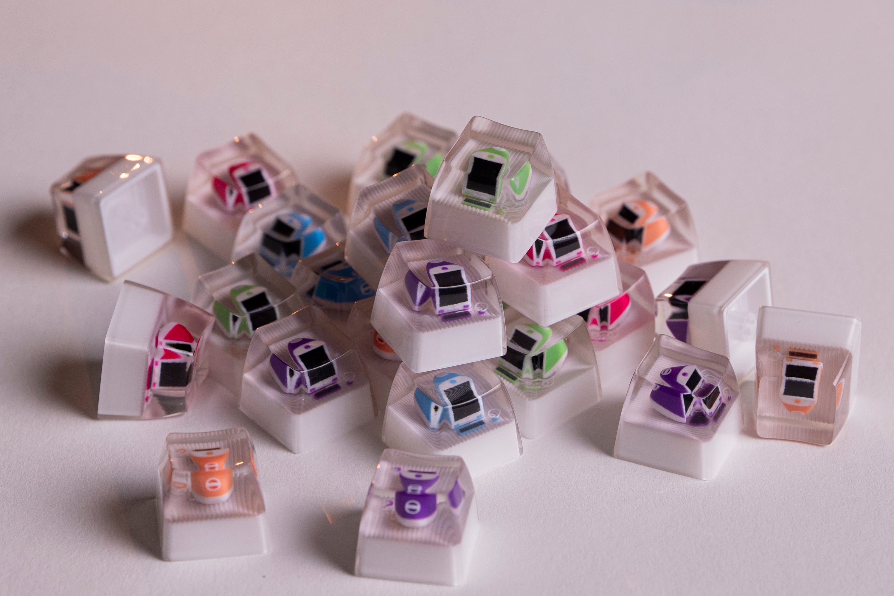 MD アジアツアー カップスリーブ キーリング サン Drop + Matt3o MT3 Susuwatari Custom Keycap Set | Doubleshot ABS | Drop